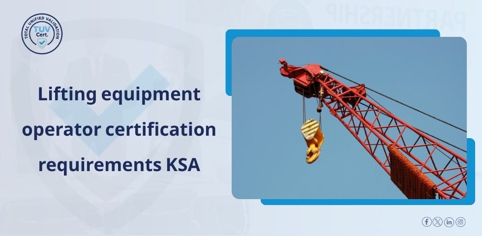 lifting equipment operator certification