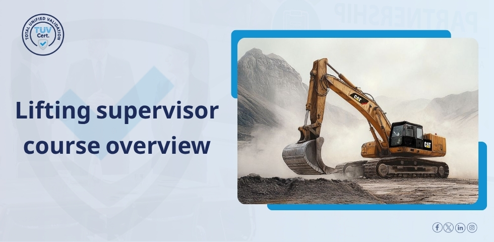 ما هي دورة مشرف رفع الأحمال (Lifting Supervisor)؟